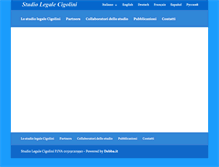 Tablet Screenshot of cigolini.net